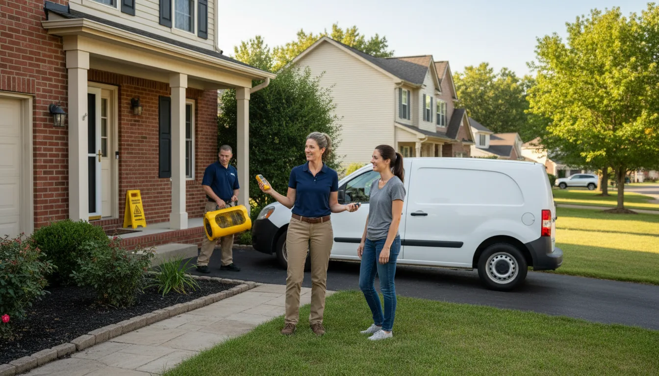 Residential water damage restoration in Laveen, AZ